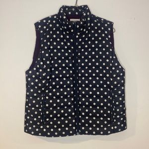 Loft - Polkadot  Puffy Vest❗️UEC